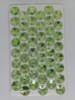 Peridot 12mm Circles