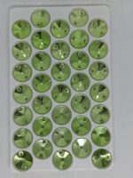 Peridot 14mm Circles