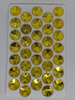 Citrine 14mm Circles