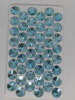 Aqua 12mm Circles