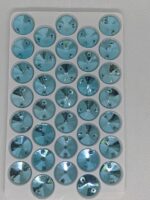 Aqua 14mm Circles